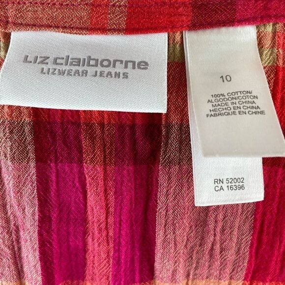 Liz Claiborne Sleeveless Red Dress Size 10 - Picture 8 of 8
